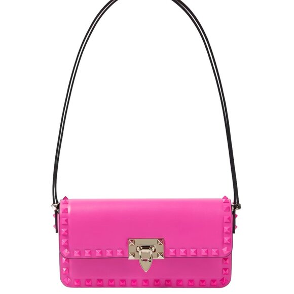 NWT Garavani Rockstud23 Foldover Top Shoulder Bag - Picture 1 of 9